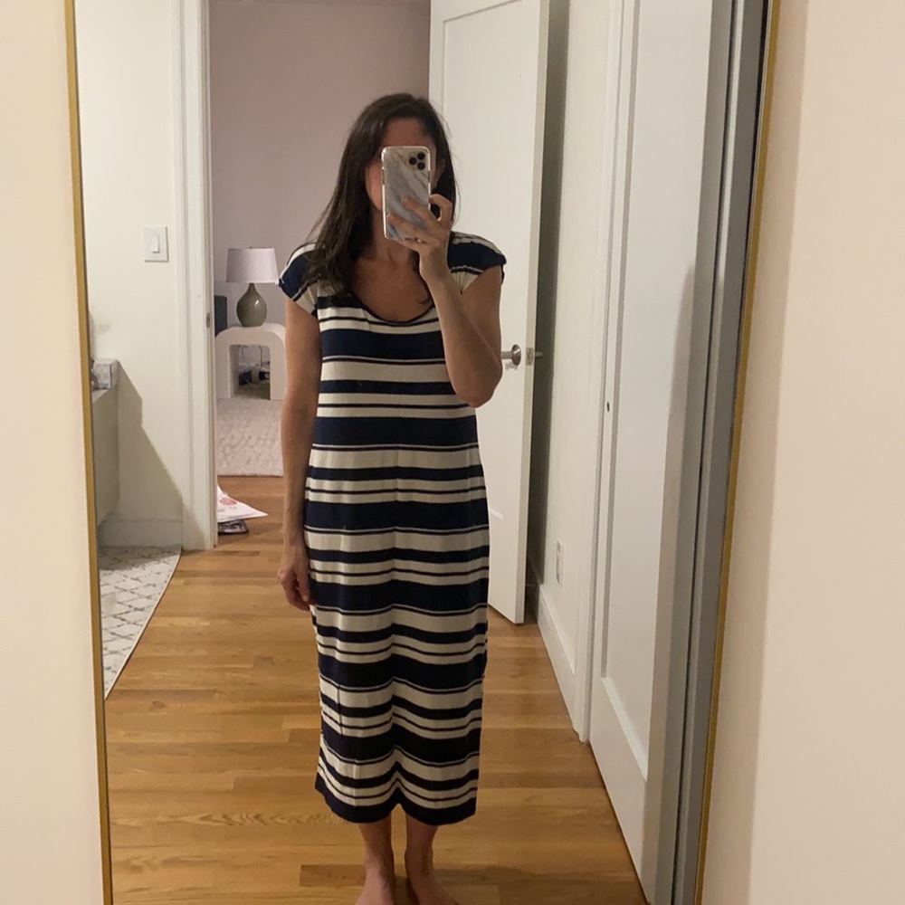 Lou & Grey Cotton striped dress